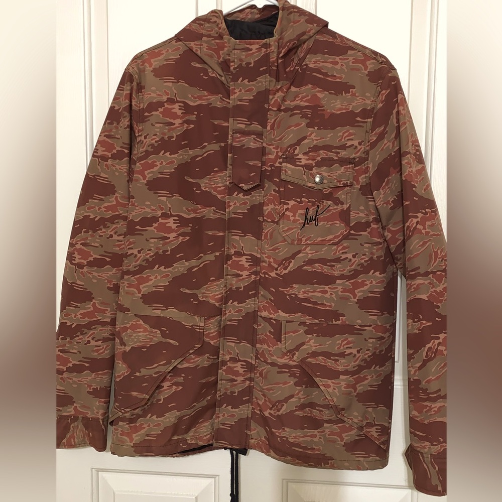 Vintage Rare HUF jacket Tiger camo🔥💯